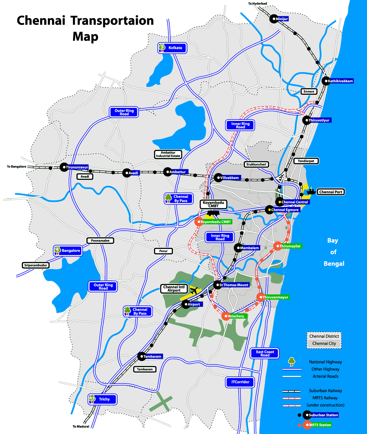 Chennai Transportation carte